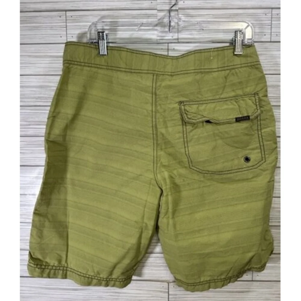 PrAna Bundle‎ Men's Size 33 El Porto Short Sea Green/Blue Swim Board Shorts